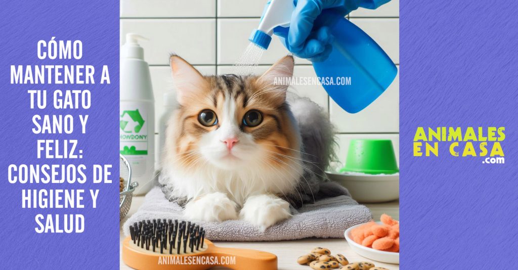 Cómo mantener a tu gato sano y feliz: consejos de higiene y salud